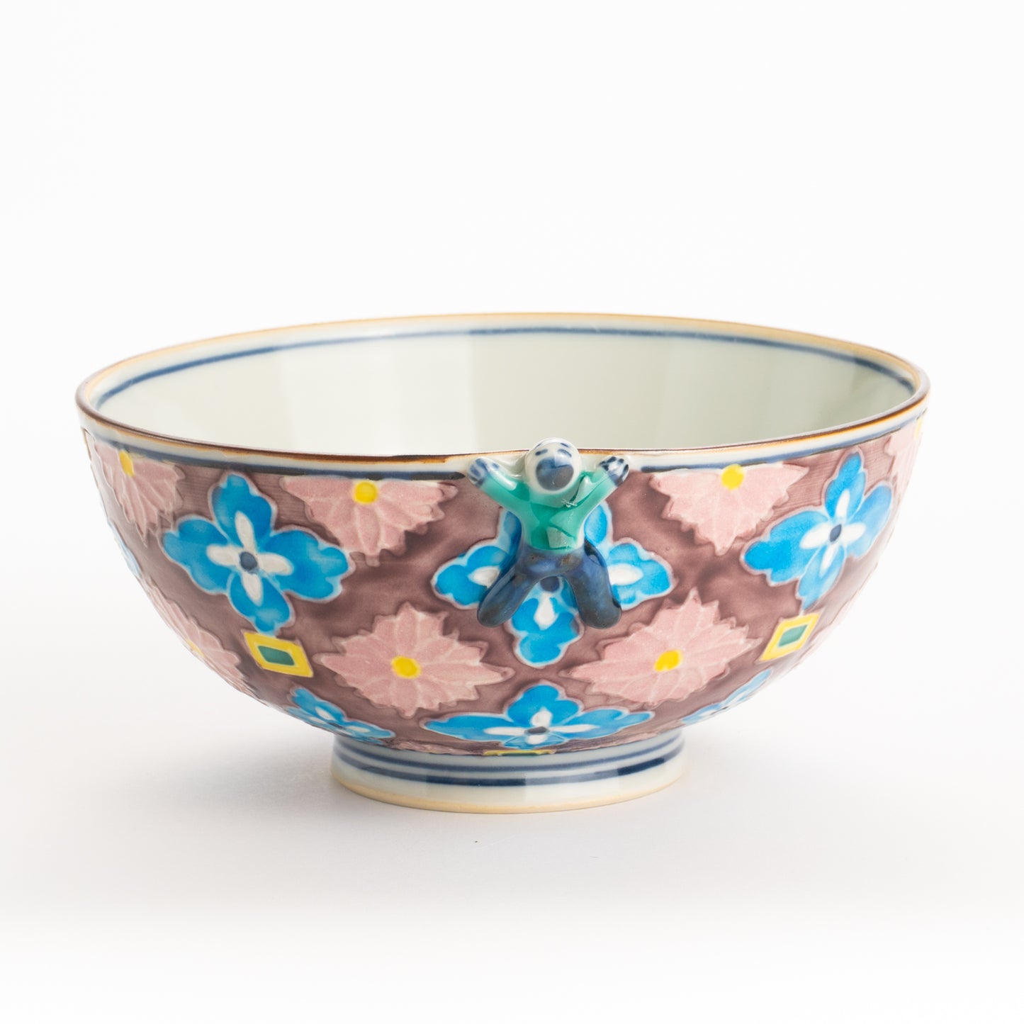茶碗　交趾一閑人 有職文様　秀峰堂 KOTOPOTTER