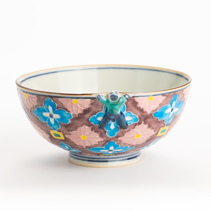 茶碗　交趾一閑人 有職文様　秀峰堂 KOTOPOTTER