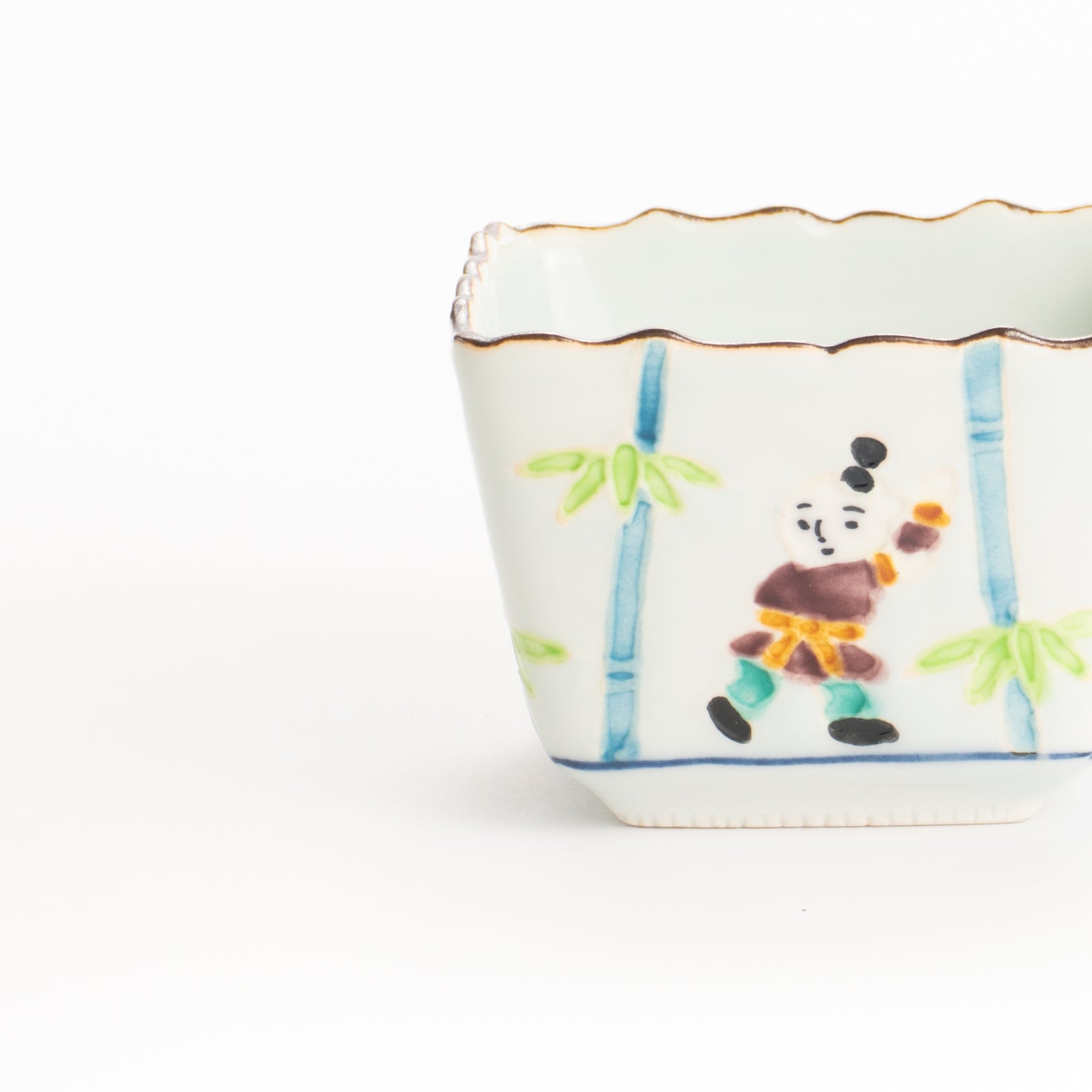 角小付　唐子に竹　秀峰堂 KOTOPOTTER