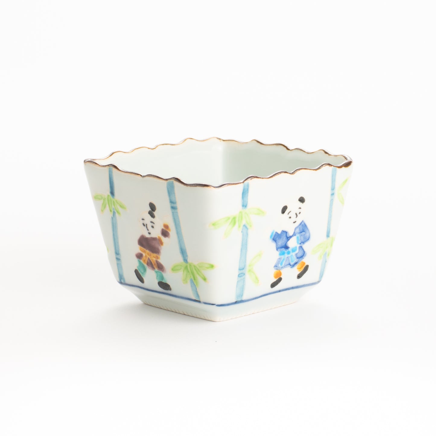 角小付　唐子に竹　秀峰堂 KOTOPOTTER