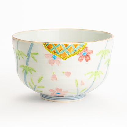 抹茶碗　交趾"竹に桜"　秀峰堂 KOTOPOTTER