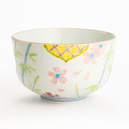 抹茶碗　交趾"竹に桜"　秀峰堂 KOTOPOTTER