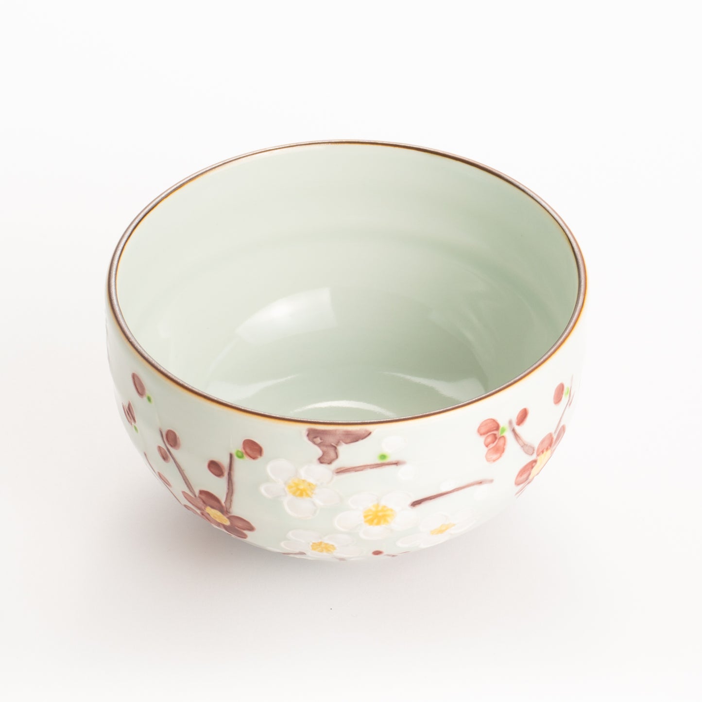 抹茶碗　交趾"紅白梅"　秀峰堂 KOTOPOTTER