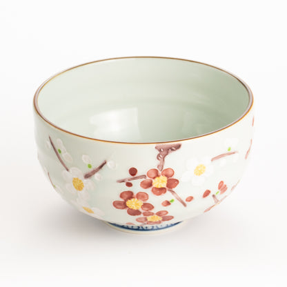 抹茶碗　交趾"紅白梅"　秀峰堂 KOTOPOTTER