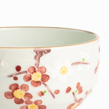 抹茶碗　交趾"紅白梅"　秀峰堂 KOTOPOTTER