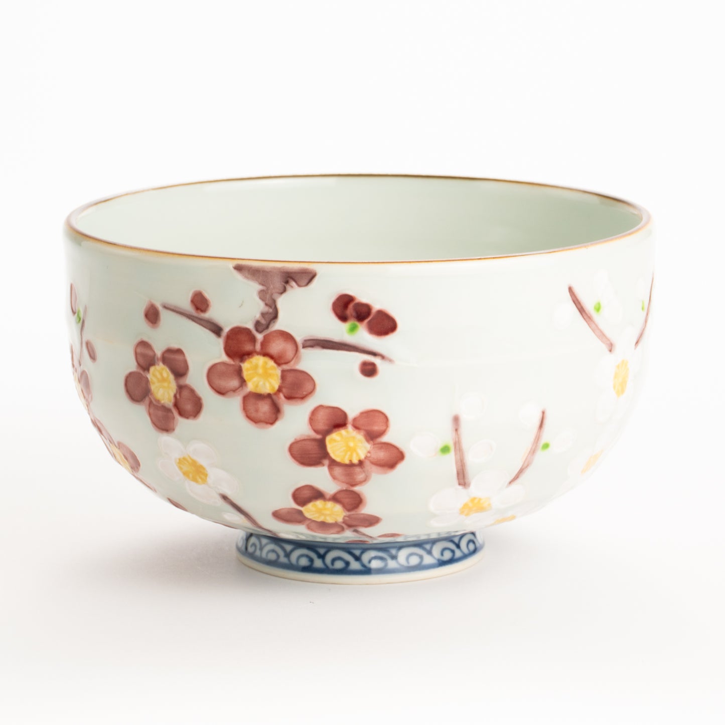 抹茶碗　交趾"紅白梅"　秀峰堂 KOTOPOTTER