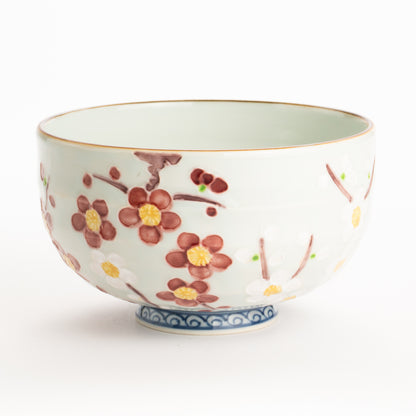 抹茶碗　交趾"紅白梅"　秀峰堂 KOTOPOTTER