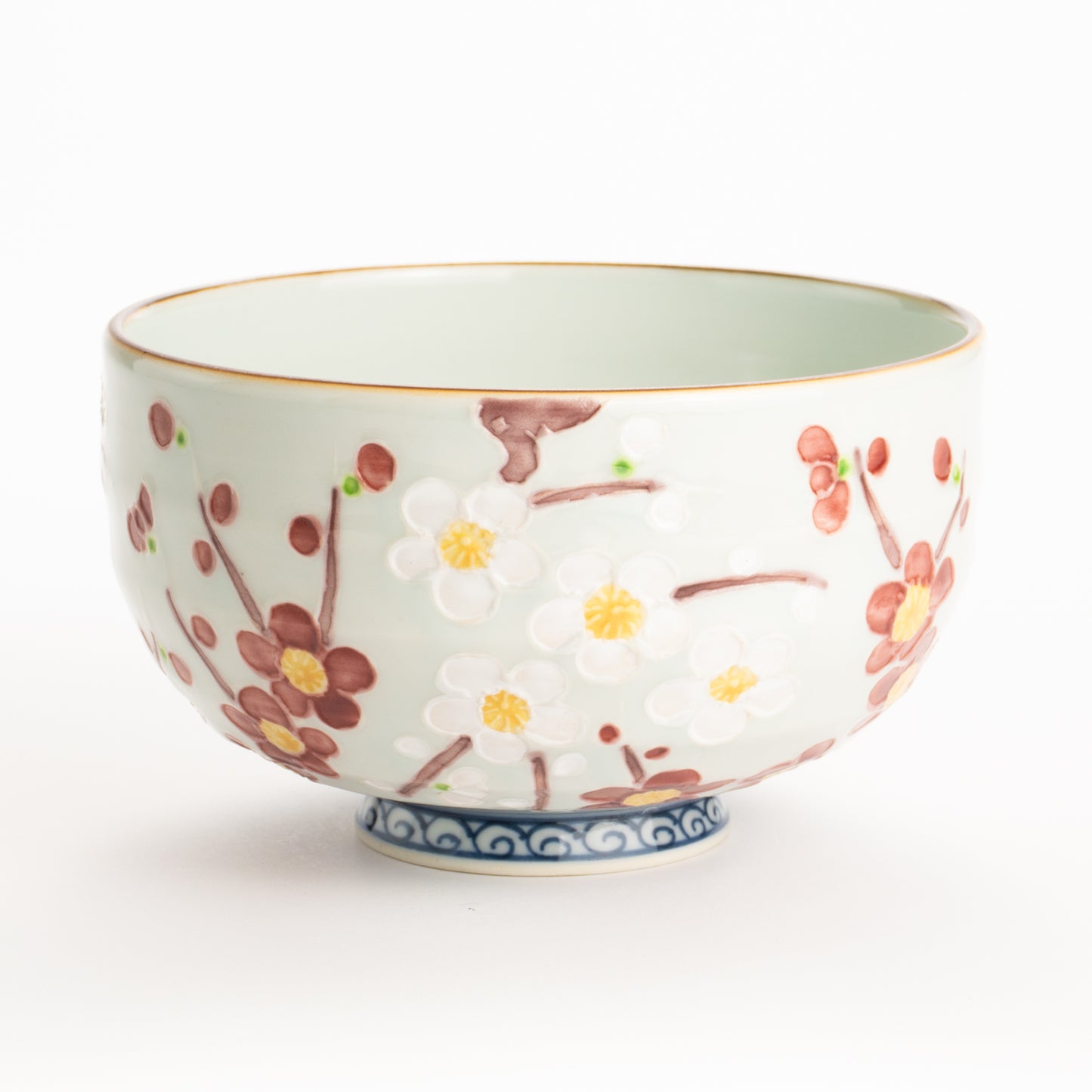 抹茶碗　交趾"紅白梅"　秀峰堂 KOTOPOTTER