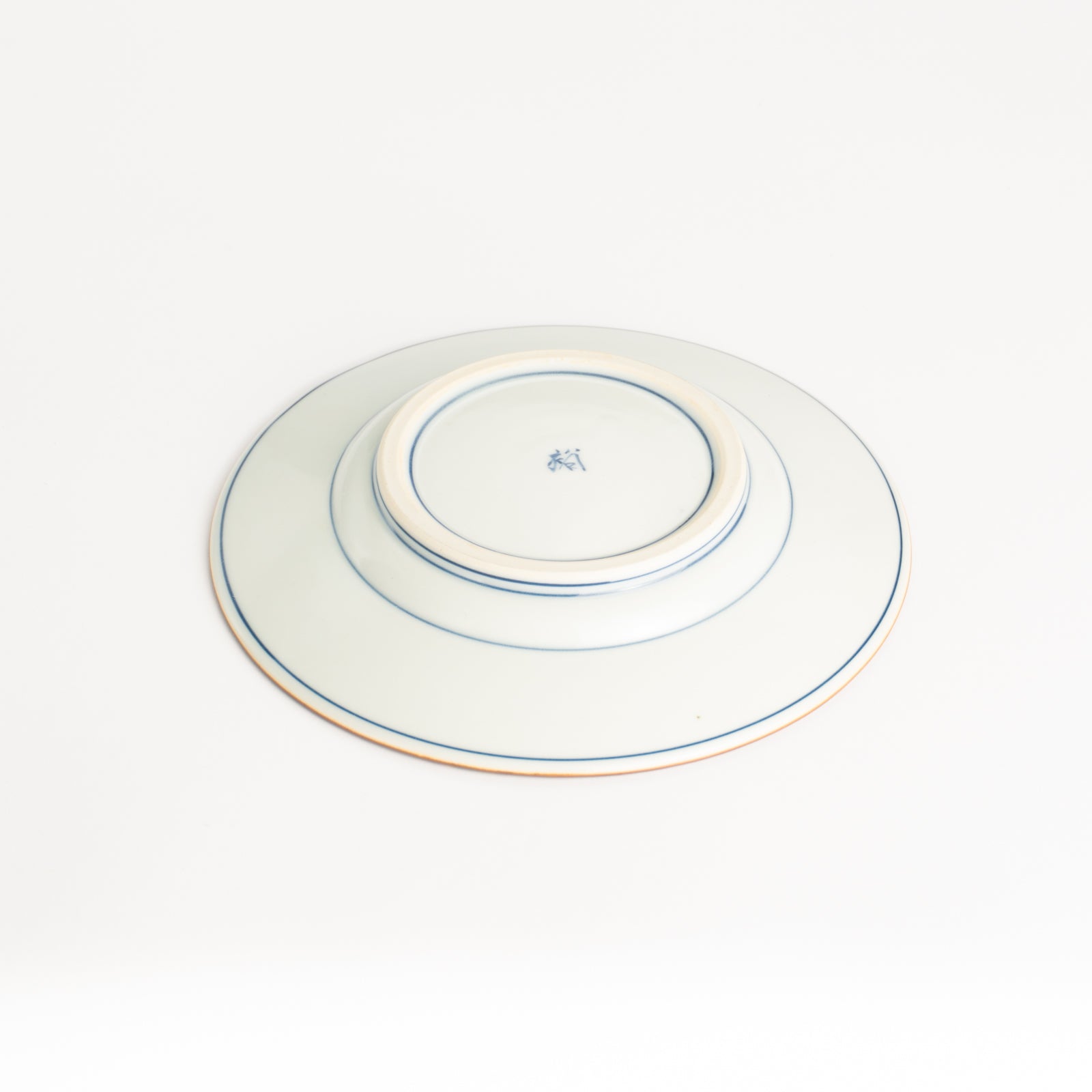 五寸皿　交趾有職紋 青　秀峰堂 KOTOPOTTER