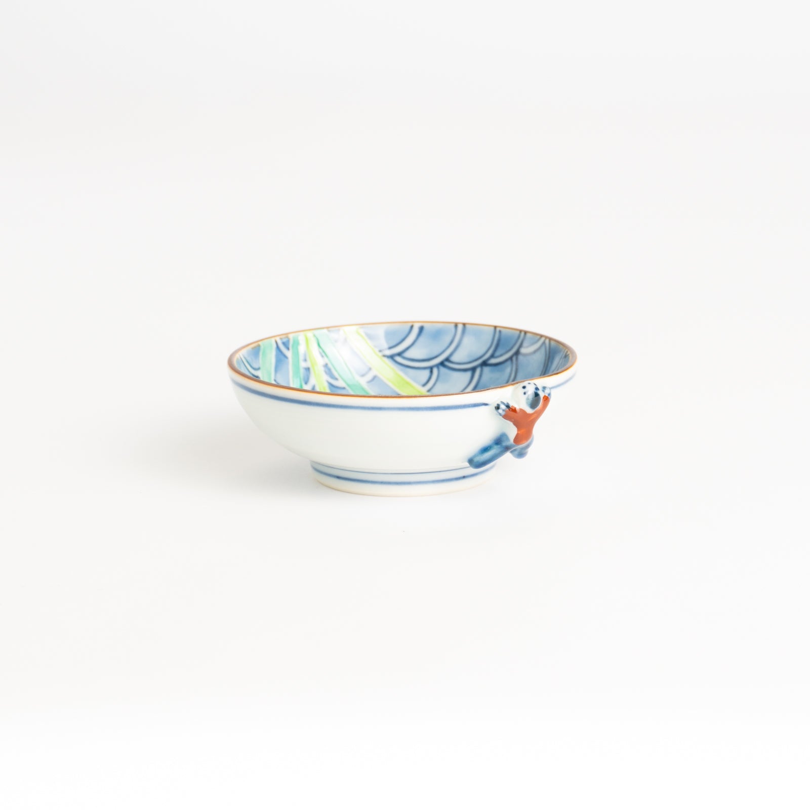 豆鉢　交趾一閑人 菖蒲　秀峰堂 KOTOPOTTER