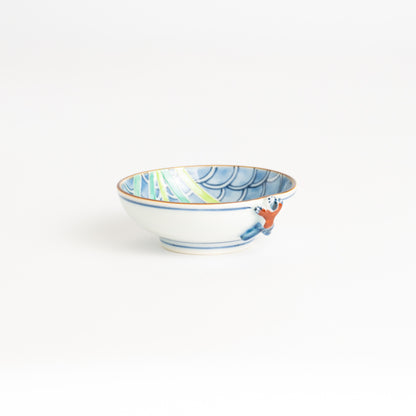 豆鉢　交趾一閑人 菖蒲　秀峰堂 KOTOPOTTER