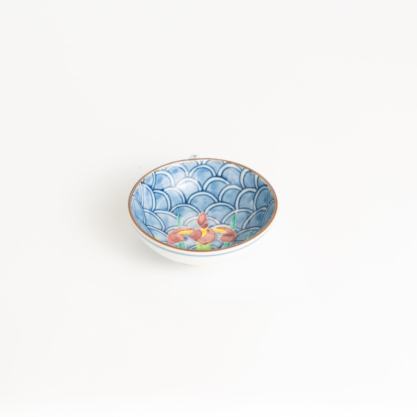 豆鉢　交趾一閑人 菖蒲　秀峰堂 KOTOPOTTER