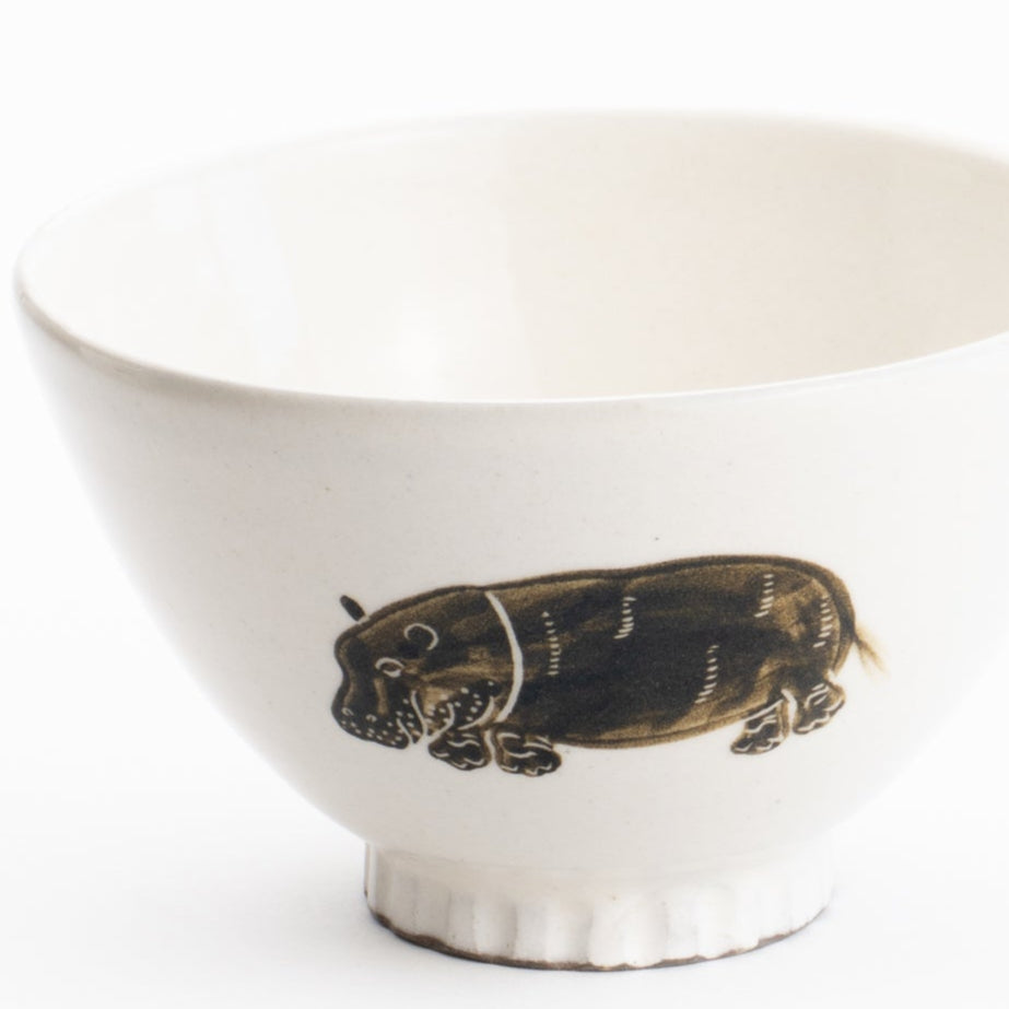 茶碗　カバ　澤田卓伸 - Handcrafted Japanese pottery from Kyoto - Kyo ware / Kiyomizu ware.