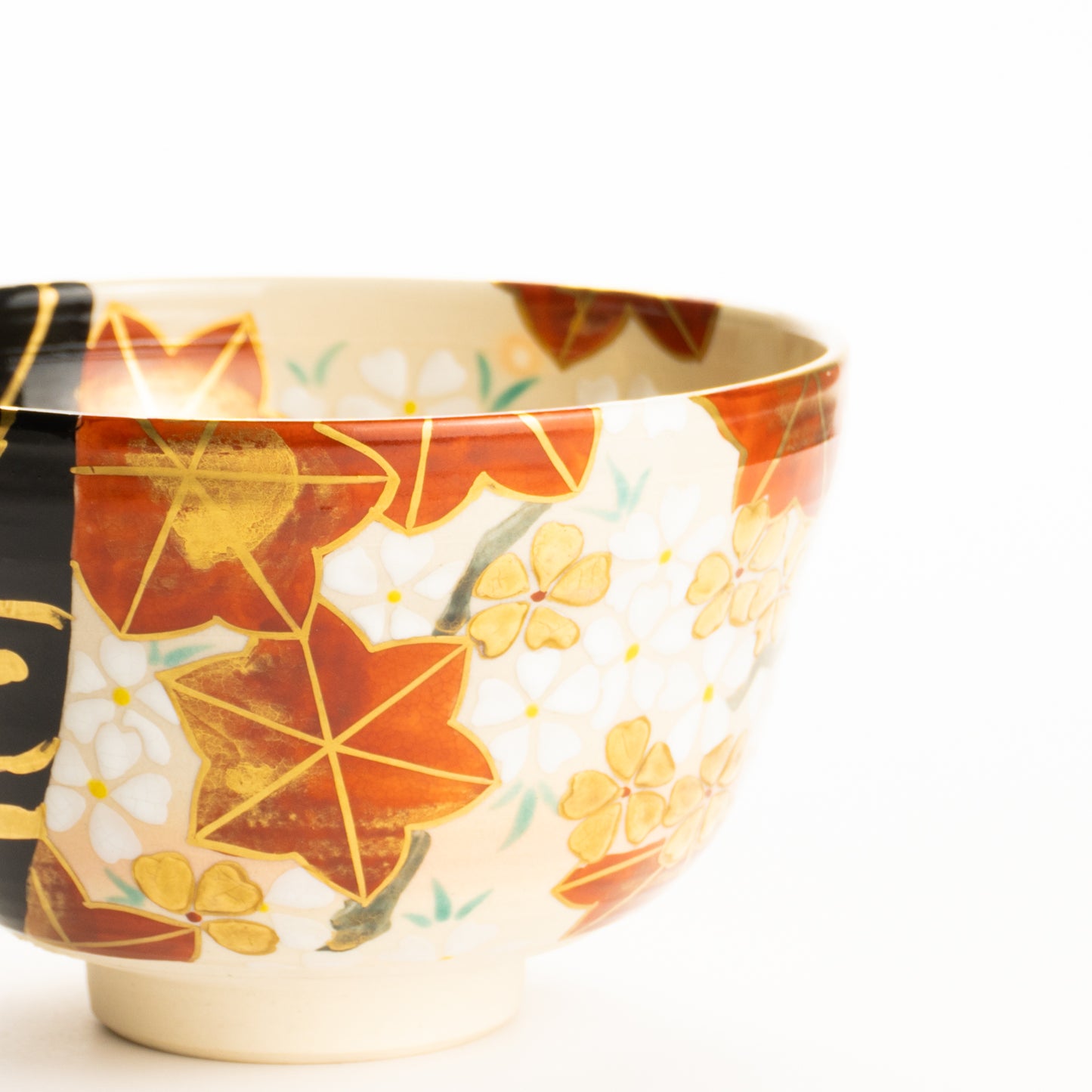 抹茶碗　雲錦流水紋　桜谷 KOTOPOTTER