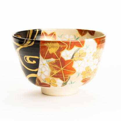 抹茶碗　雲錦流水紋　桜谷 KOTOPOTTER