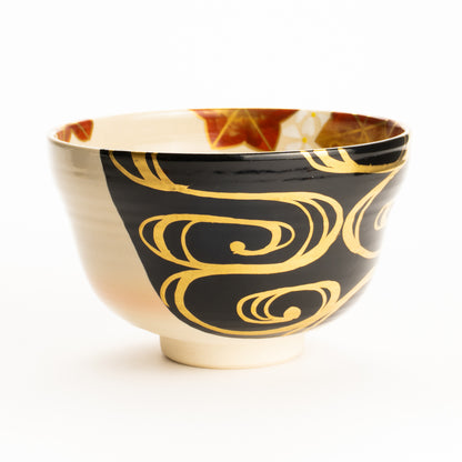 抹茶碗　雲錦流水紋　桜谷 KOTOPOTTER