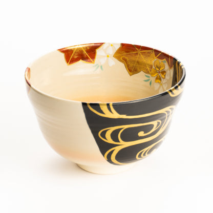 抹茶碗　雲錦流水紋　桜谷 KOTOPOTTER