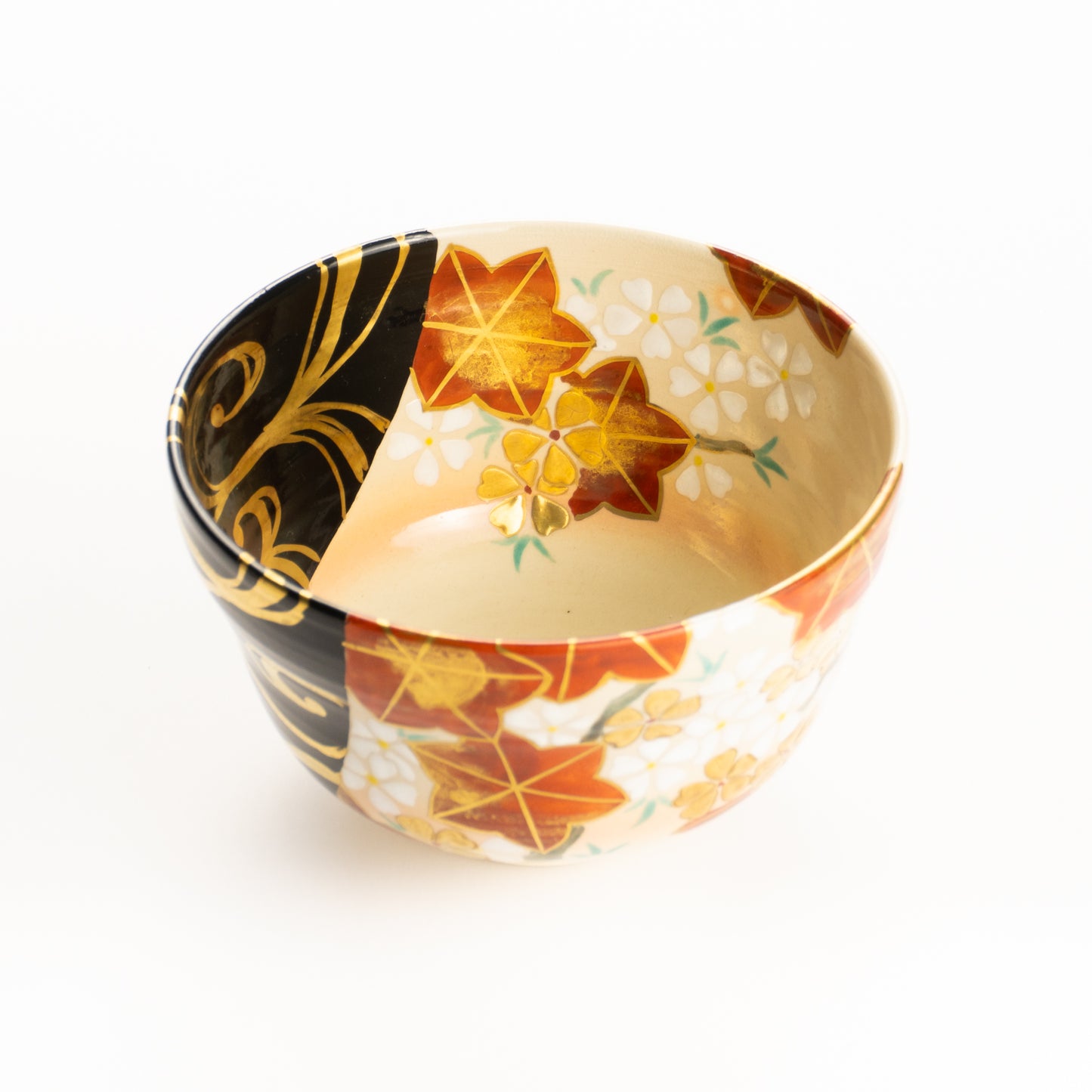 抹茶碗　雲錦流水紋　桜谷 KOTOPOTTER