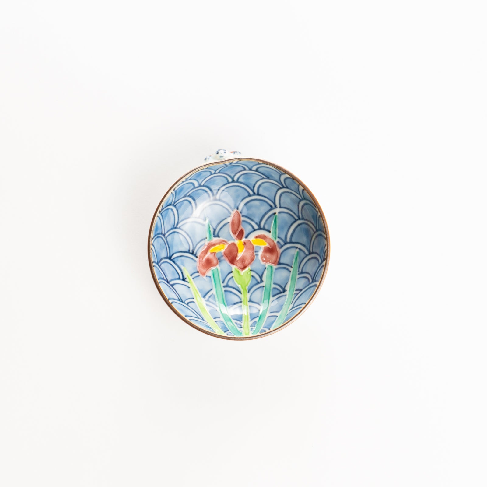 豆鉢　交趾一閑人 菖蒲　秀峰堂 KOTOPOTTER
