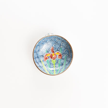 豆鉢　交趾一閑人 菖蒲　秀峰堂 KOTOPOTTER
