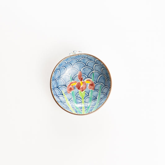 豆鉢　交趾一閑人 菖蒲　秀峰堂 KOTOPOTTER