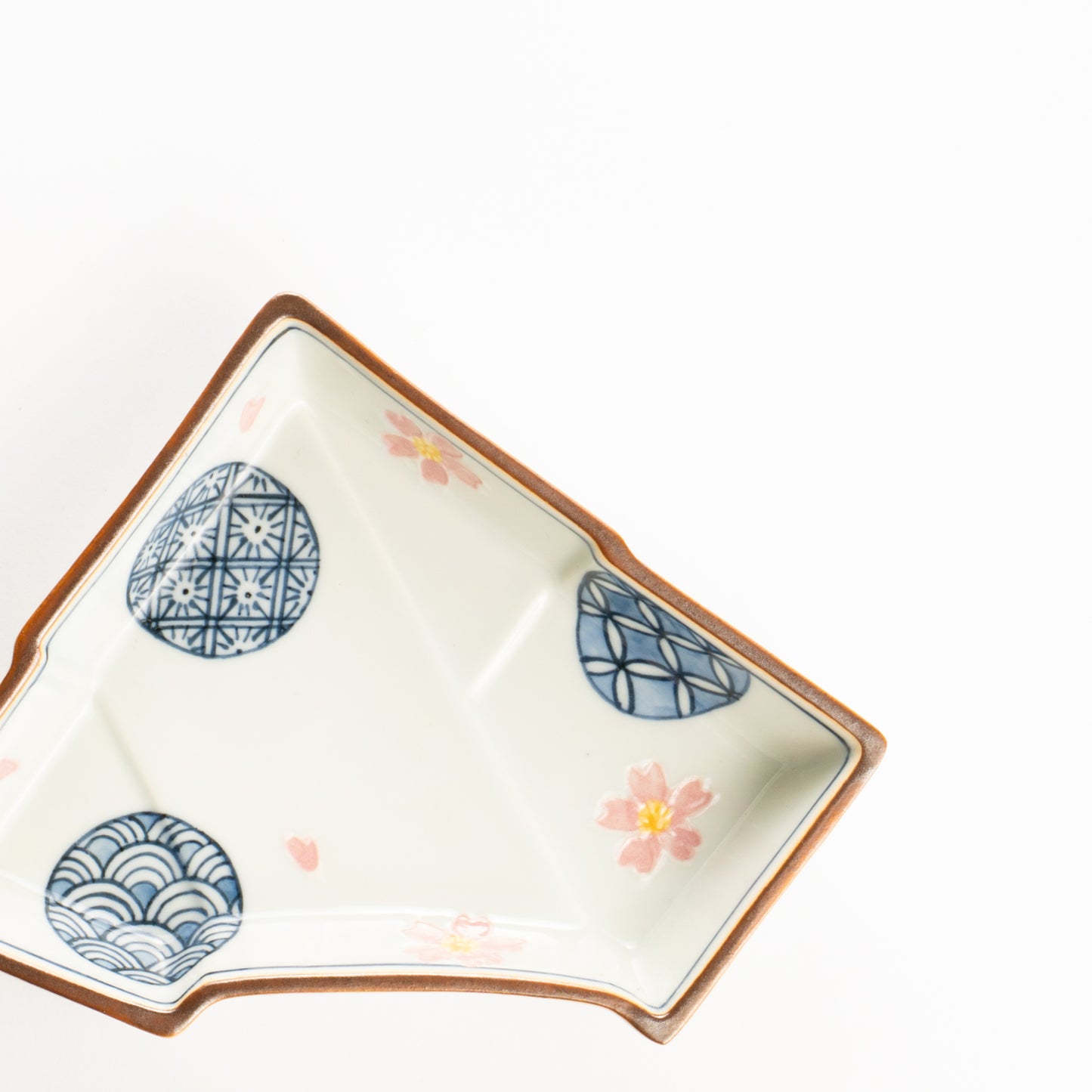 小鉢　桜小紋 のし型　秀峰堂 KOTOPOTTER