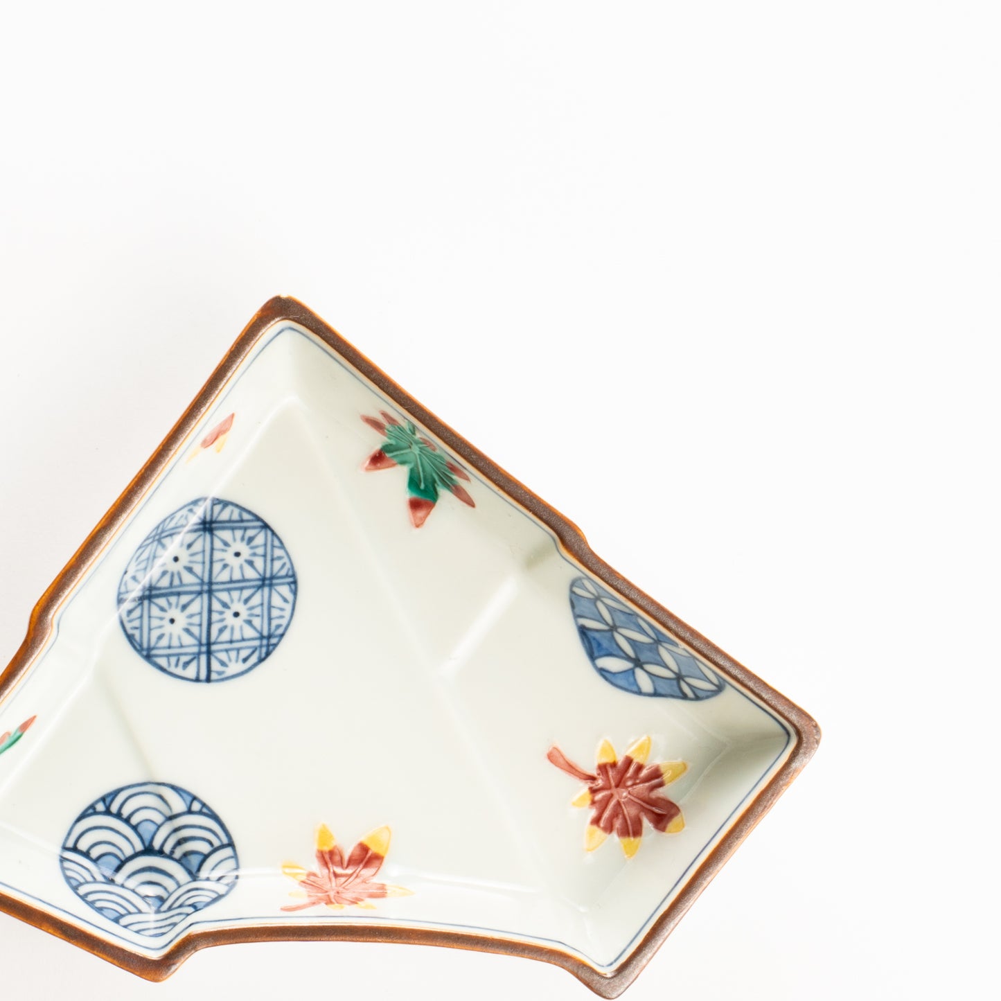 小鉢　紅葉小紋 のし型　秀峰堂 KOTOPOTTER