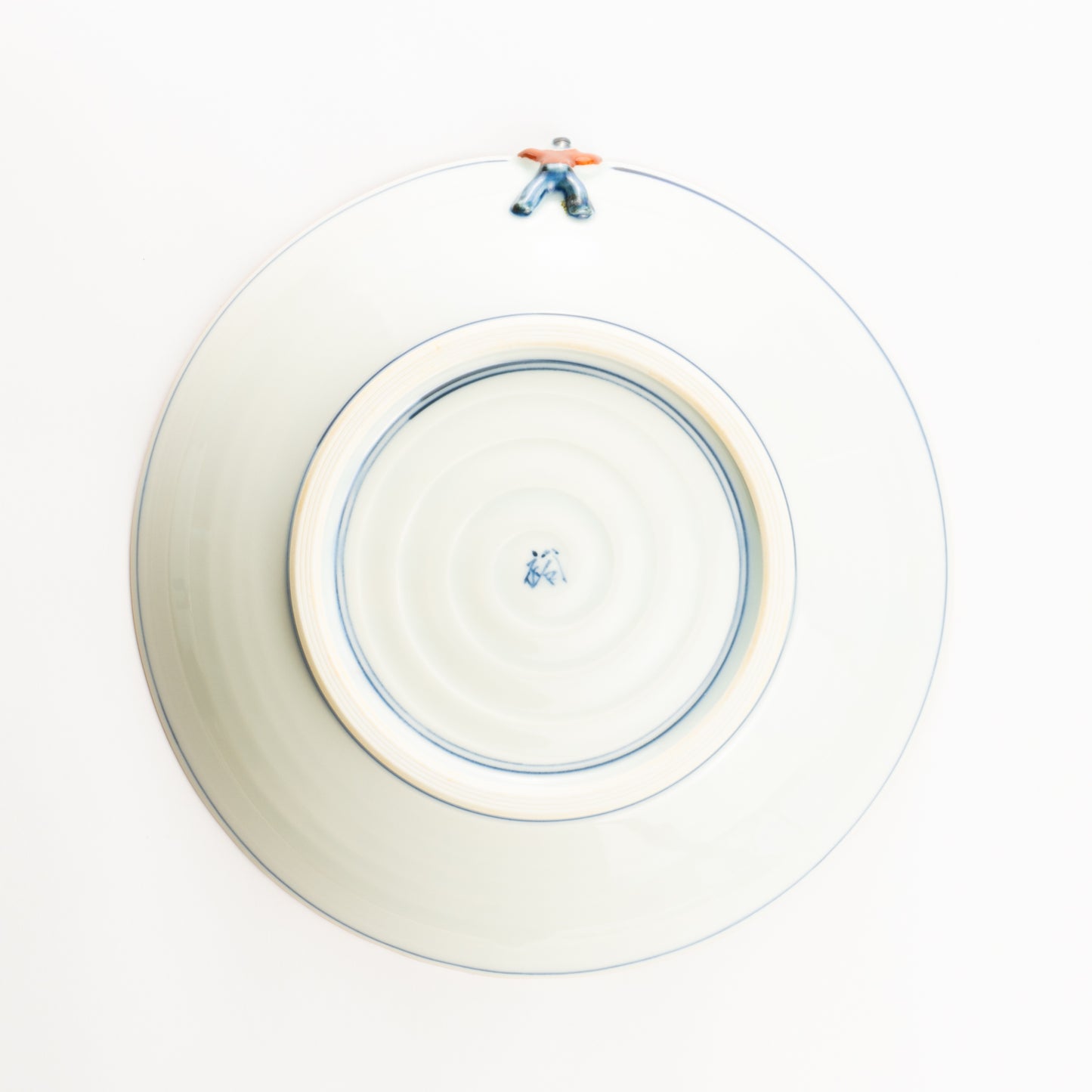 七寸皿　交趾一閑人 牡丹 黄　秀峰堂 KOTOPOTTER