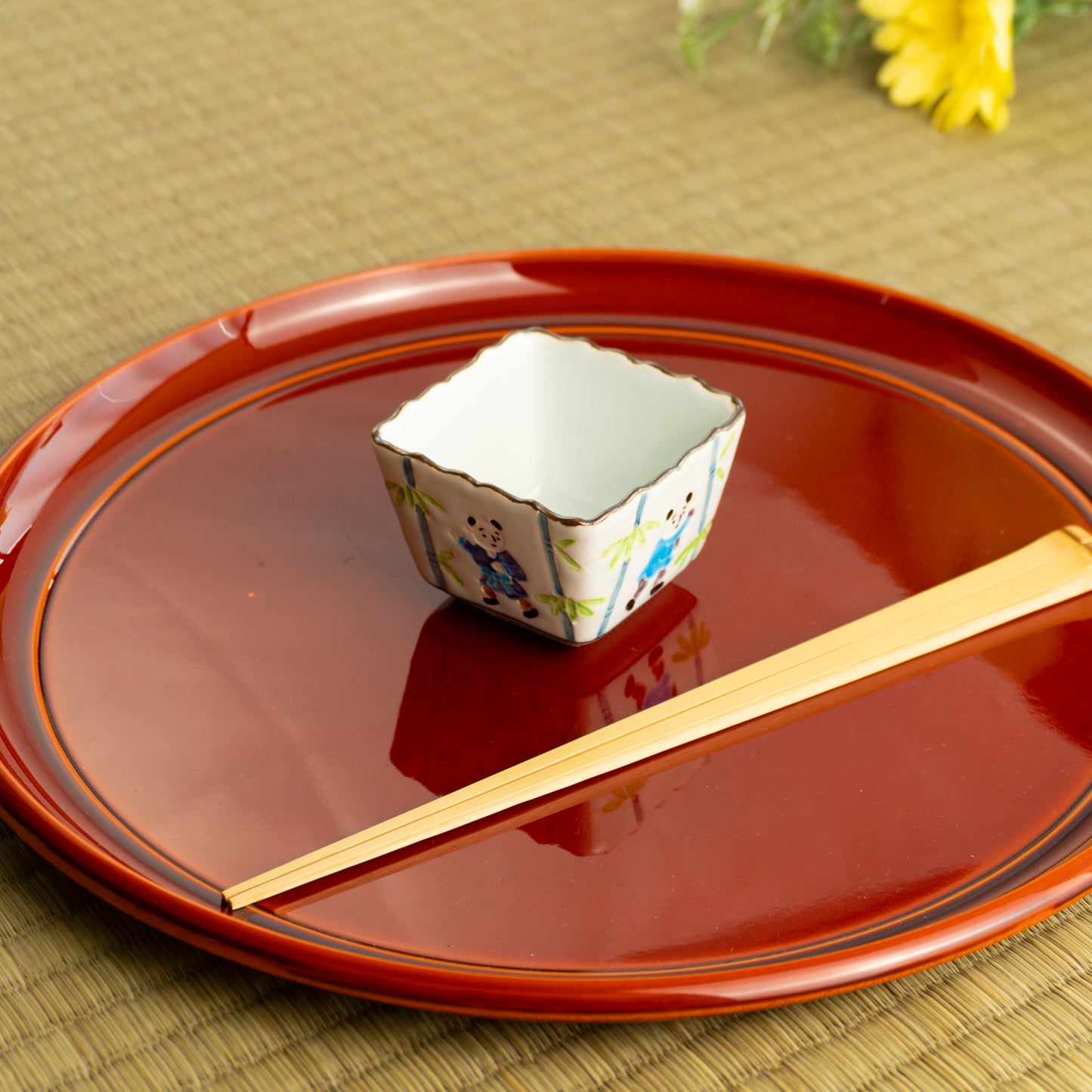 角小付　唐子に竹　秀峰堂 KOTOPOTTER