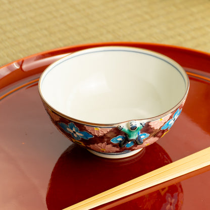 茶碗　交趾一閑人 有職文様　秀峰堂 KOTOPOTTER
