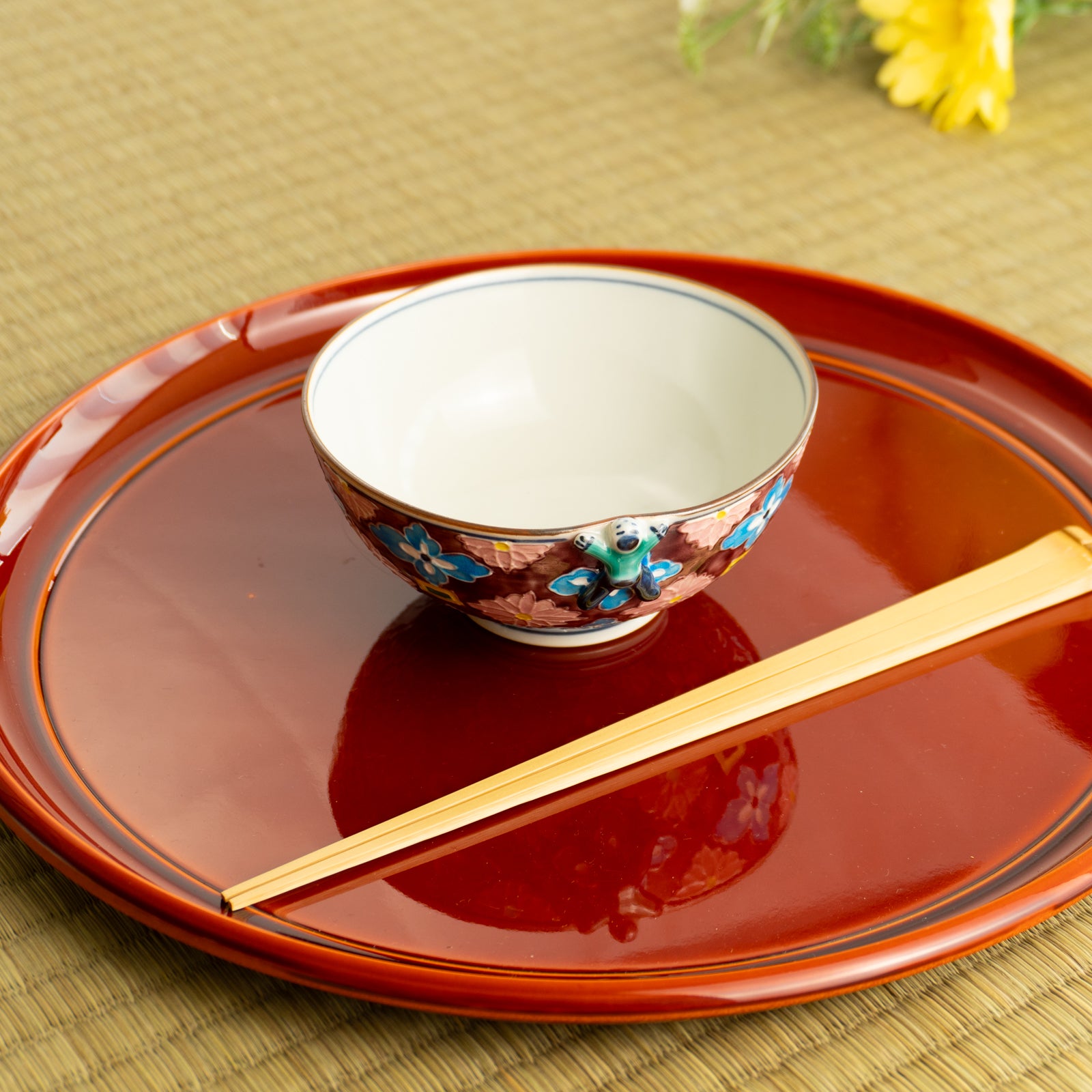 京焼 清水焼 秀峰 交趾 平安秀峰 交趾牡丹 　飯碗　１客 京都 清水焼】茶碗 交趾一閑人 有職文様 秀峰堂｜コトポッター