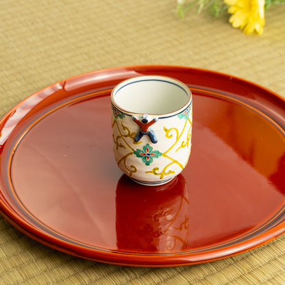 湯呑　交趾一閑人 有職唐草文様　秀峰堂 KOTOPOTTER