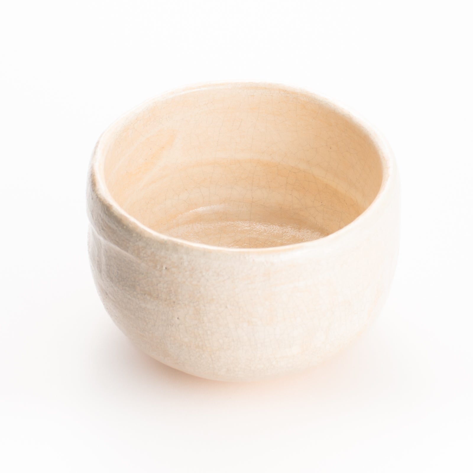 楽入抹茶碗 Matcha Bowl - White Raku “After Chōraku” by Rakunyu| Kyoto