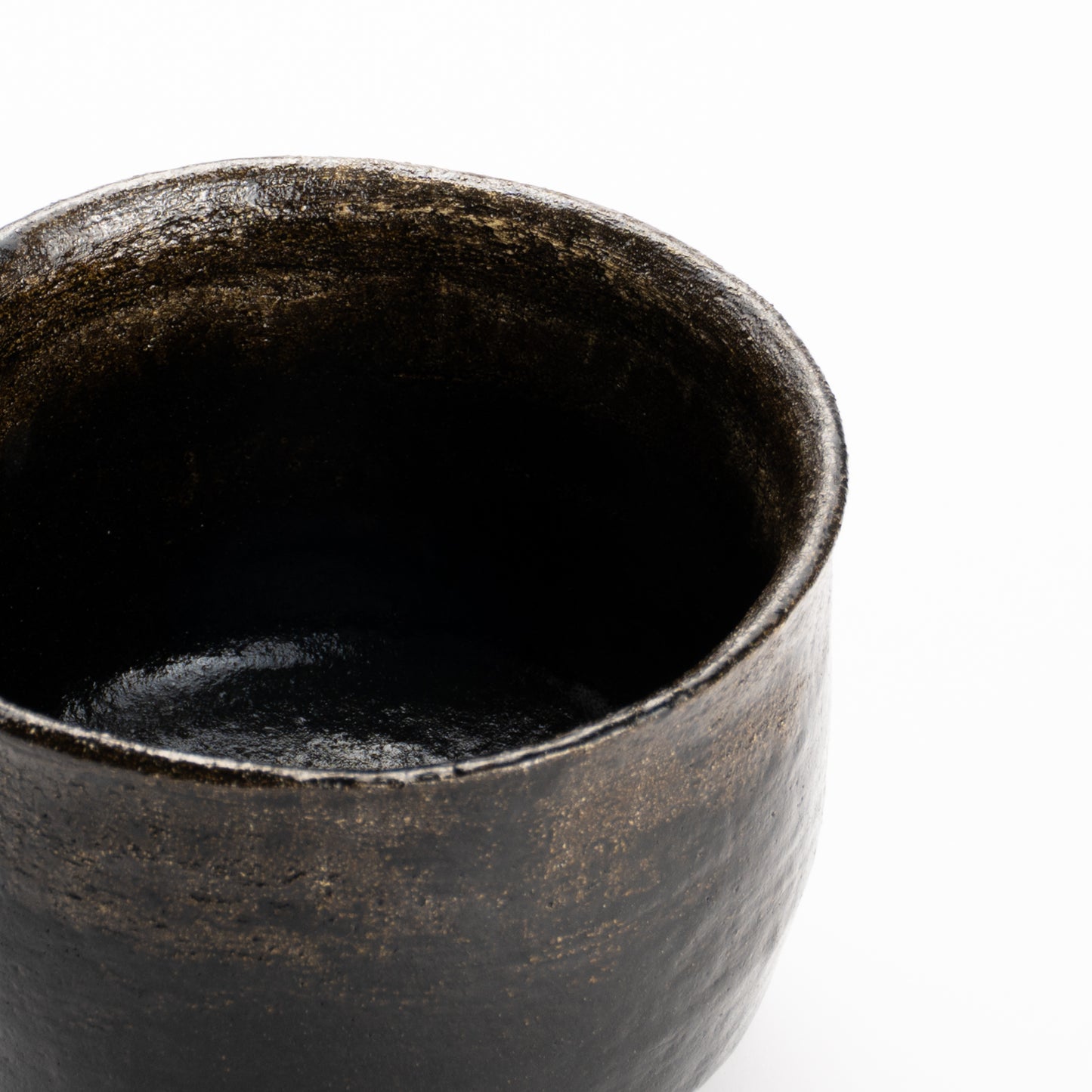 抹茶碗　黒楽"雨雲写"　楽入 KOTOPOTTER