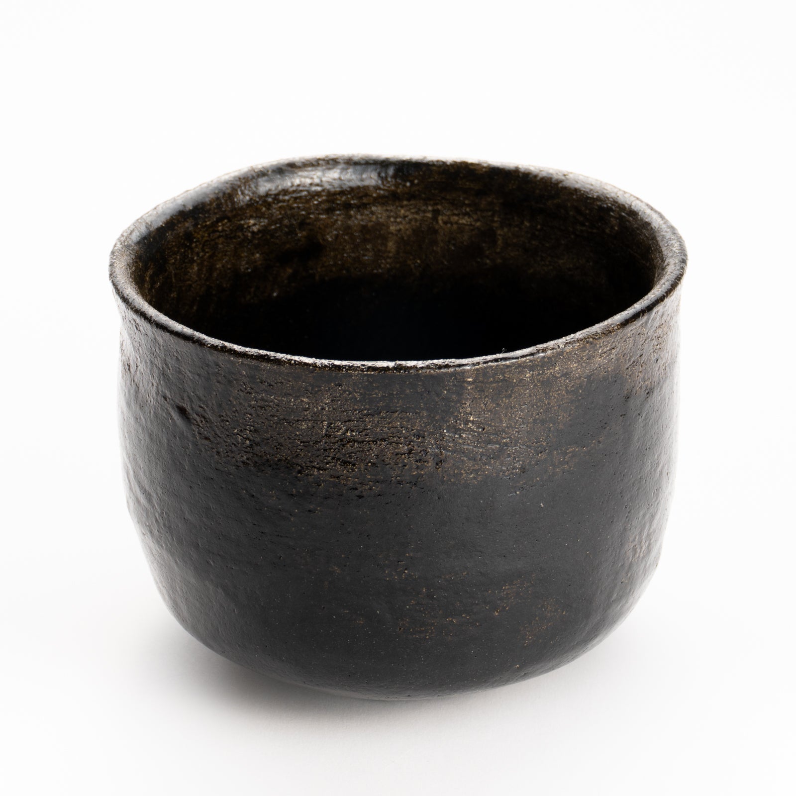 京都 清水焼】抹茶碗 黒楽