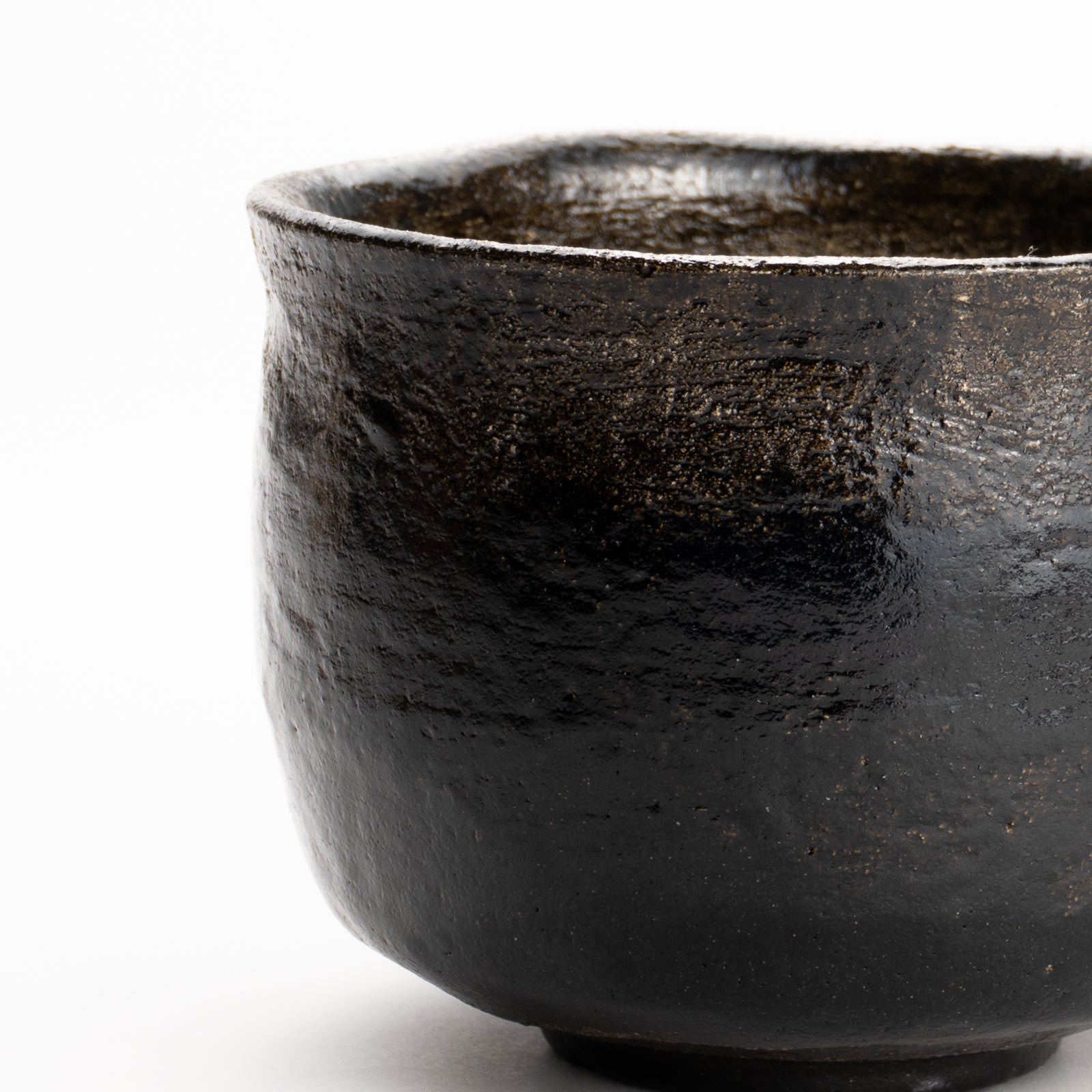 抹茶碗　黒楽"雨雲写"　楽入 KOTOPOTTER
