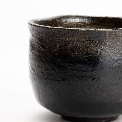 抹茶碗　黒楽"雨雲写"　楽入 KOTOPOTTER