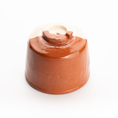 抹茶碗　楽焼"鶴松”　楽入 KOTOPOTTER
