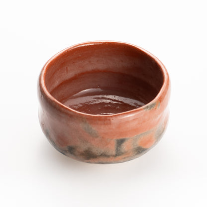 抹茶碗　赤楽"明暮写"　楽入 KOTOPOTTER