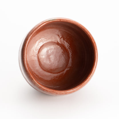 抹茶碗　赤楽"明暮写"　楽入 KOTOPOTTER
