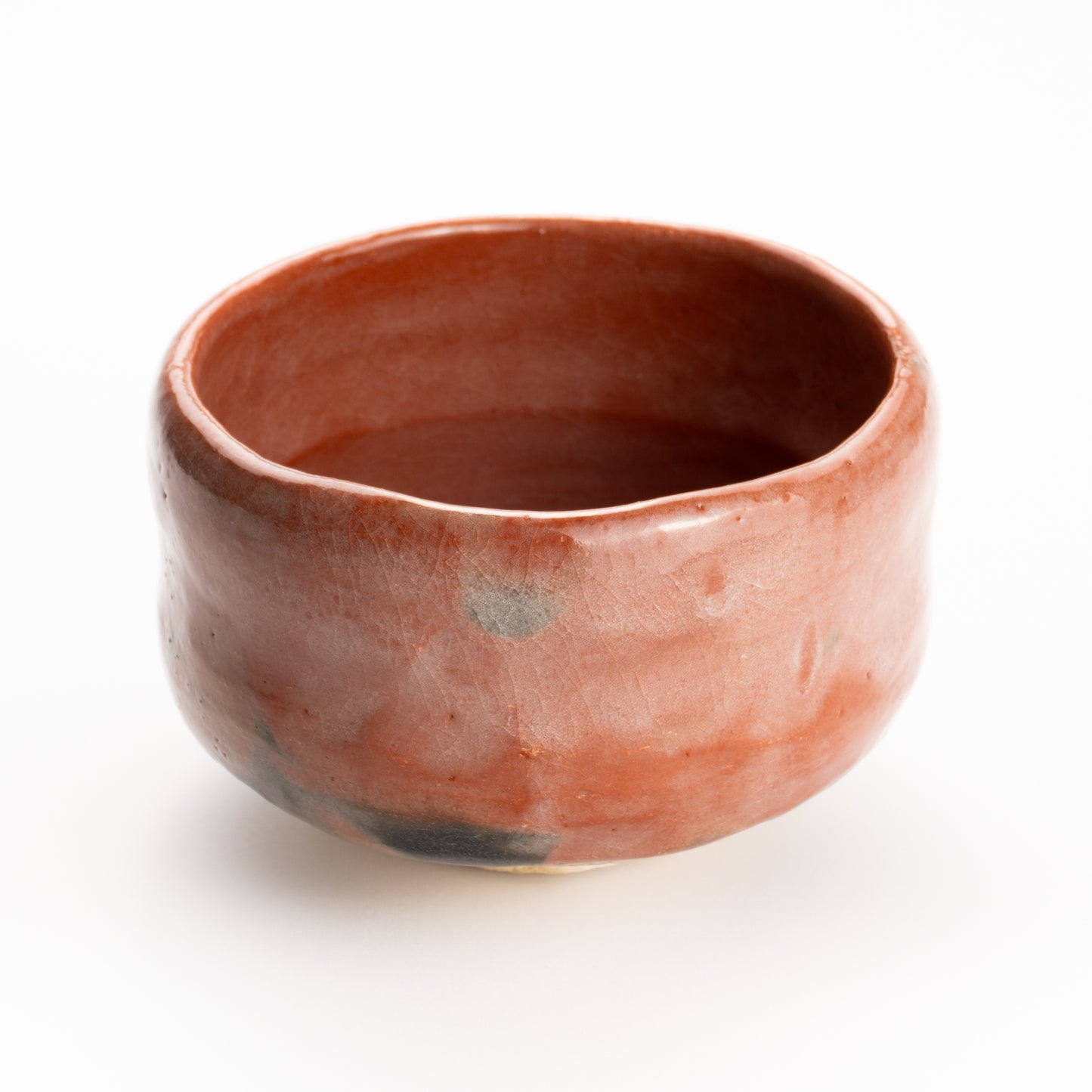 抹茶碗　赤楽"明暮写"　楽入 KOTOPOTTER