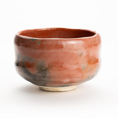 抹茶碗　赤楽"明暮写"　楽入 KOTOPOTTER