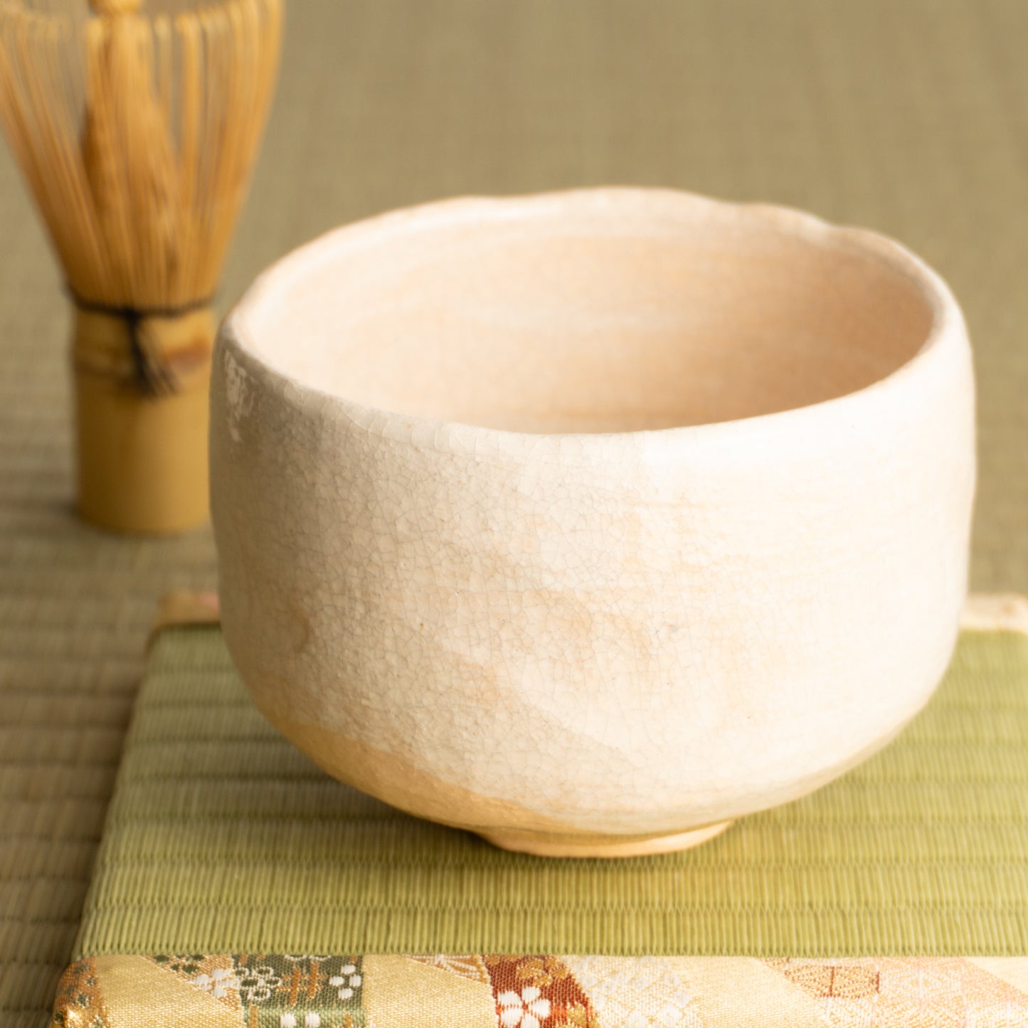 抹茶碗　白楽　楽入 KOTOPOTTER