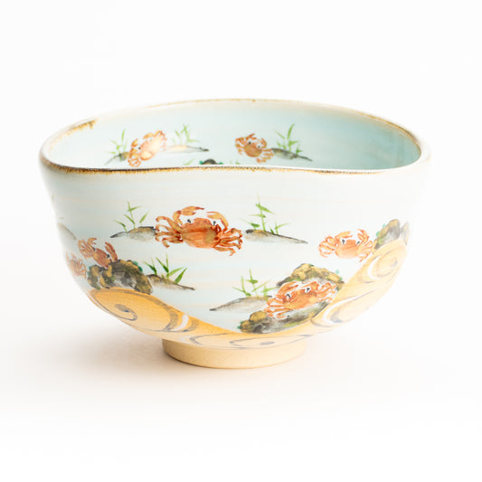 抹茶碗　灰釉 風船葛　良二 (コピー) KOTOPOTTER