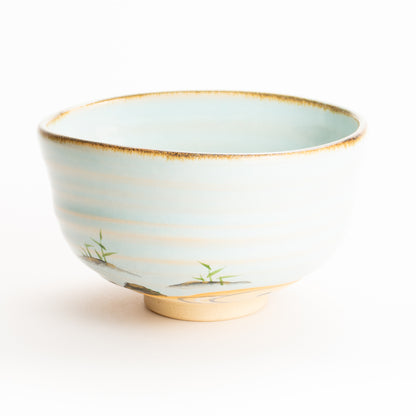 抹茶碗　灰釉 風船葛　良二 (コピー) KOTOPOTTER