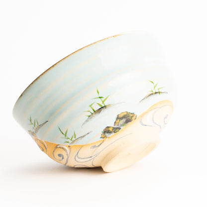 抹茶碗　灰釉 風船葛　良二 (コピー) KOTOPOTTER