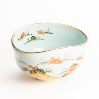 抹茶碗　灰釉 風船葛　良二 (コピー) KOTOPOTTER