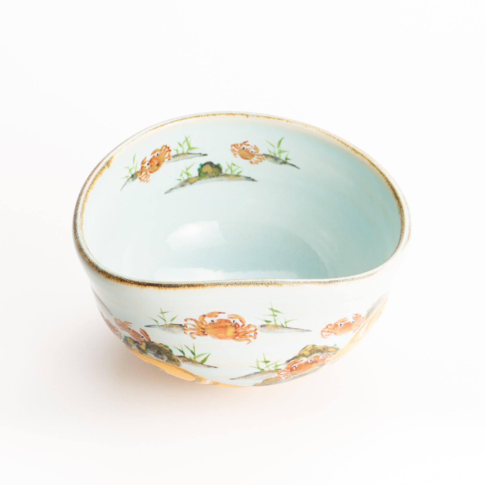 抹茶碗　灰釉 風船葛　良二 (コピー) KOTOPOTTER