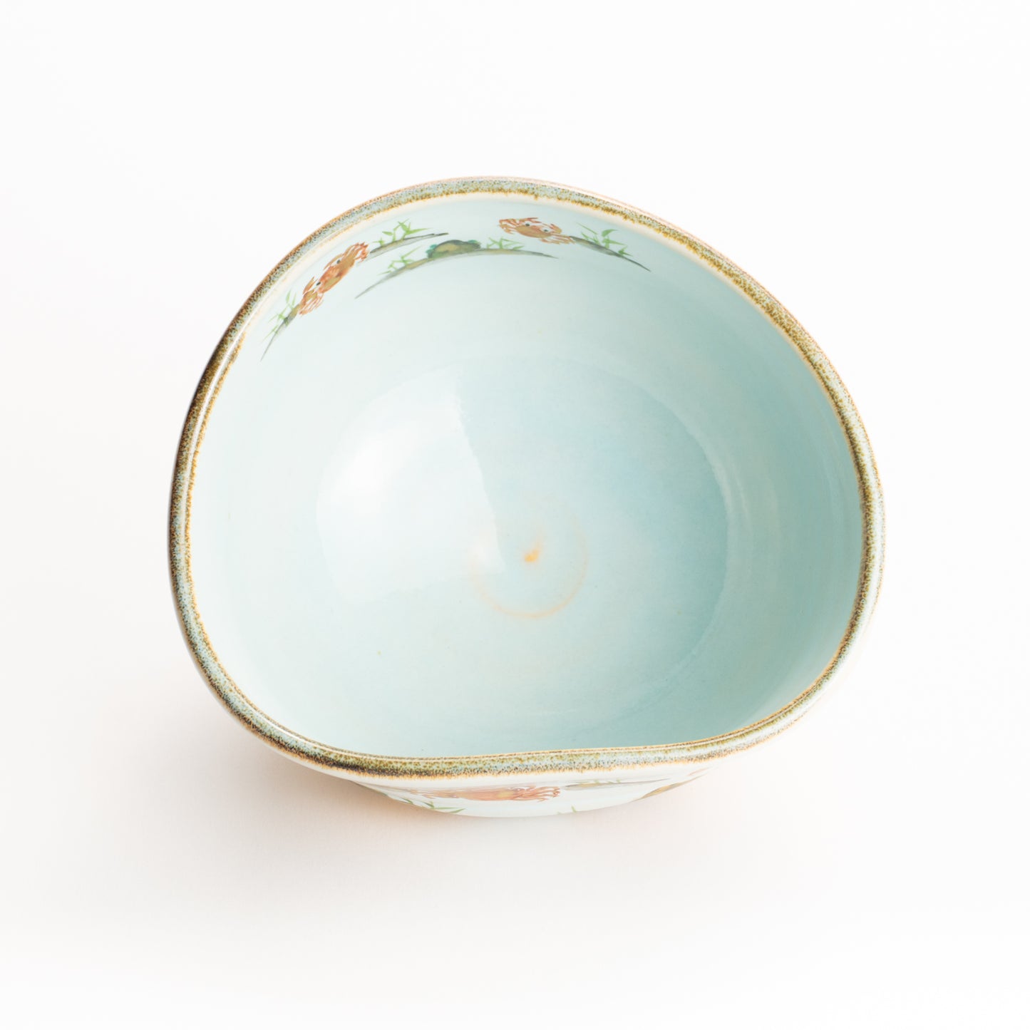 抹茶碗　灰釉 風船葛　良二 (コピー) KOTOPOTTER