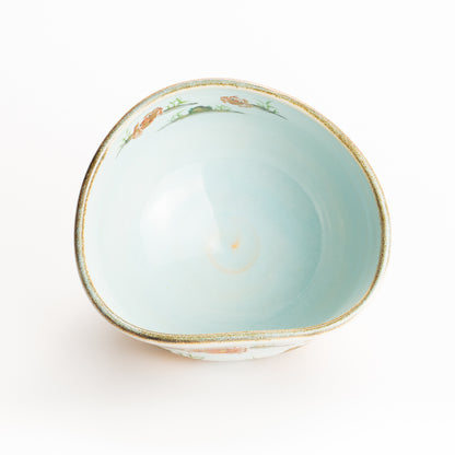 抹茶碗　灰釉 風船葛　良二 (コピー) KOTOPOTTER